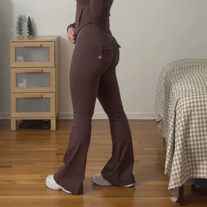 ContourLift Flare Leggings with Utility Pockets