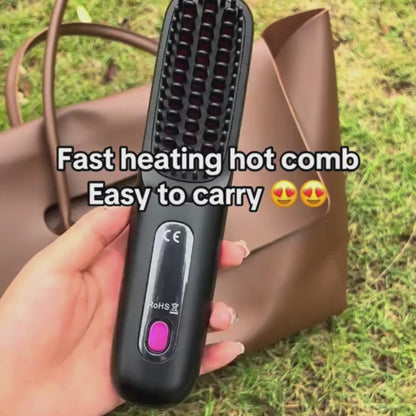 Portable Hair Straightening Comb – Smooth Hair Anytime, Anywhere
